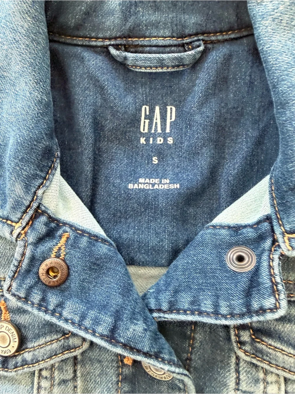 GAP Blue Faded Kids Denim Jacket